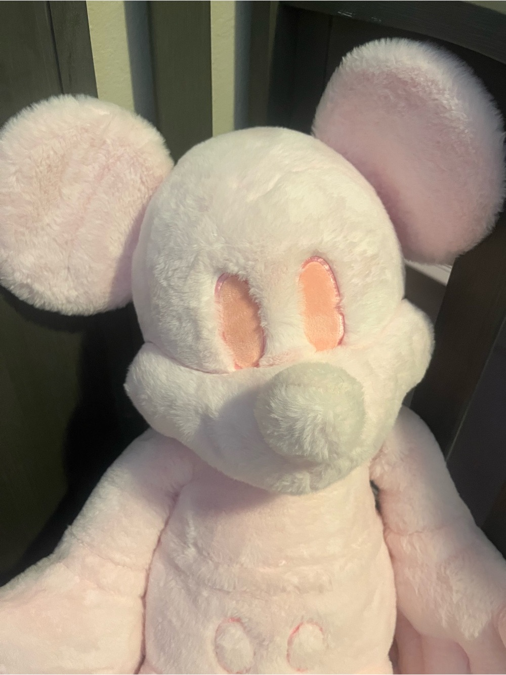 Disney Pink Mickey Mouse Plush Stuffed Toy - Picture 2 of 4